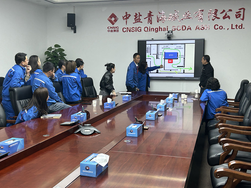 芳菲大地與中鹽青海堿業(yè)有限公司展廳設(shè)計(jì)方案討論會(huì)